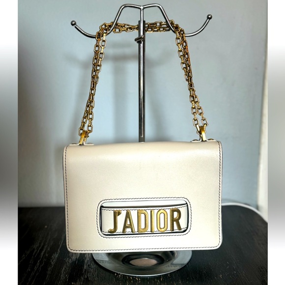 Dior Handbags - EUC Christian Dior J’Adiore Calf Leather And Gold Chain Flap Shoulder Bag W/ COA